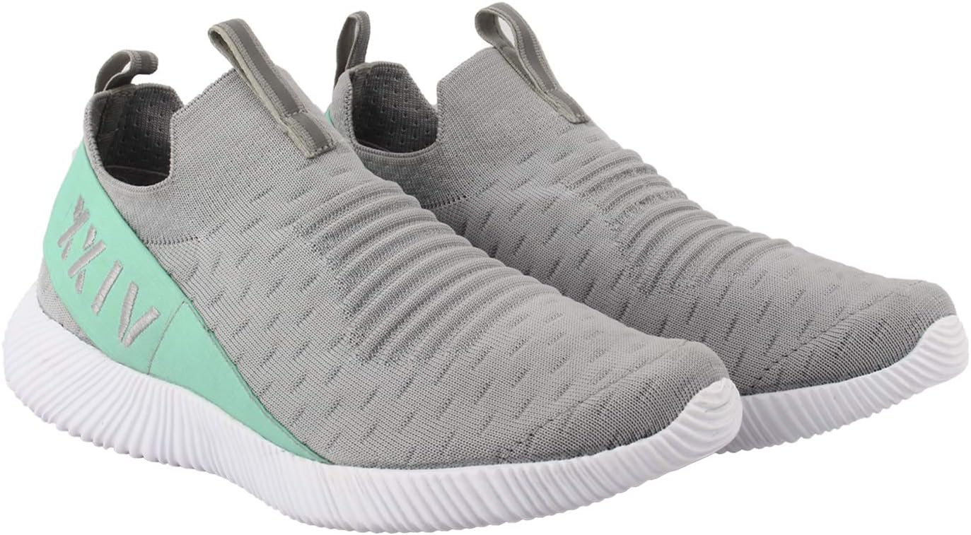 KazarMax XXIV Men's Grey Slipon's Socks SneakersTrainersGymRunning Shoes [MSS006] (Made in India)