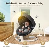 Fdlscpem Electric Baby Swing for Infant Bluetooth App 5 Speeds 3 Timers view 6