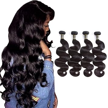 Amazon Com Puddinghair Upgrade 8a Grade Body Wave 4 Bundles 24