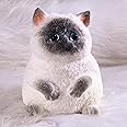 Big Taba Cat, Handmade Large Cat Taba Squishy Toys, Stress Relief, Funny, Cute Soft Cat Squishy Stress Toy Gifts (Large Siamese Cat)