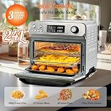 HYSapientia 24L Air Fryer Oven Rotisserie 1800W Digital Inner Stainless Steel view 2