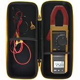 Aenllosi Hard Case for Fluke 381 Remote Display True-RMS Clamp Meter | EVA hard shell, Water-resistant design, Dust-resistant design, Case only