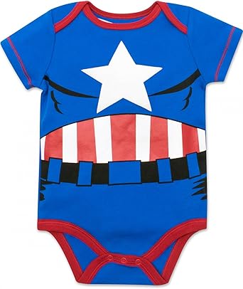 captain marvel baby onesie