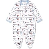 Kissy Kissy Baby-Boys Infant Rescue Rigs Print Footie With Zipper