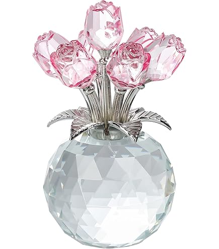 新品❣️希少品SWAROVSKI CRYSTAL FLOWER SWAROVSKI Crystal Authentic Crystal Flowers, Lotus