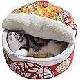 Ramen Noodle Cat Bed,Dog Bed,Cute cat Bed,Keep Warm and Super Soft Creative Pet Nest,cat beds for Indoor Cats,Removable Washa