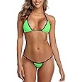 SHERRYLO Micro Bikini Extreme G String Thong Bikinis Sexy Mini Bathing Suit for Women Womens Swimsuits Microkini Swimsuit