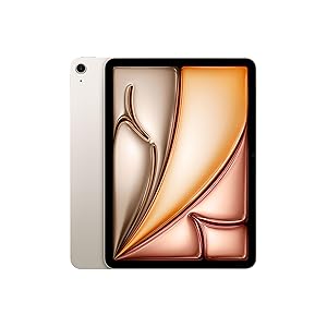 Apple iPad Air 11″ (M2): display Liquid Retina, 512GB, fotocamera frontale orizzontale da 12MP, fotocamera posteriore da 12MP, Wi Fi 6E, Touch ID, autonomia di un giorno intero — Galassia