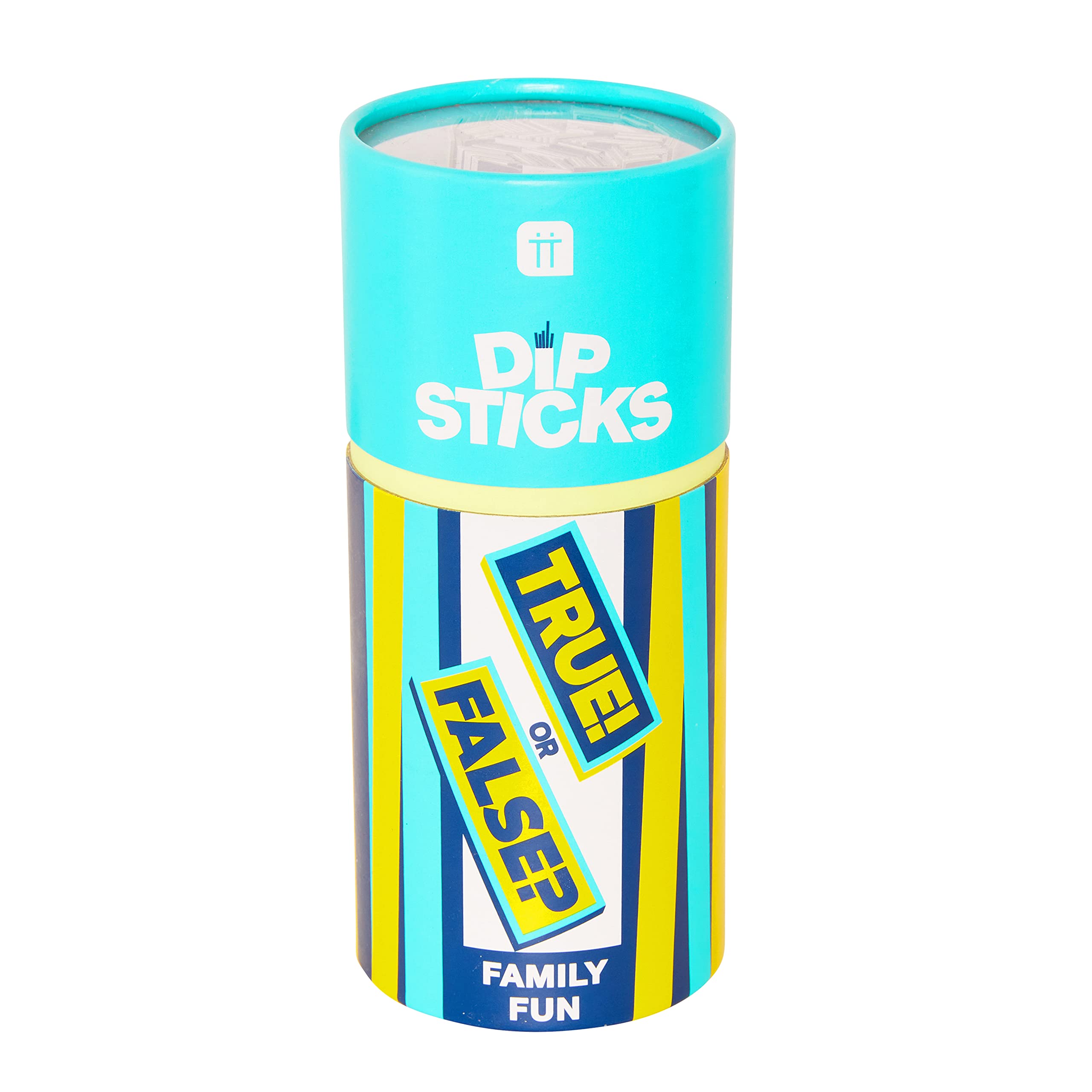 Talking Tables Dipsticks True or False Trivia Quiz Game for Kids and Adults | Questions for Whole Family, Present, Stocking Filler, Gametruefalse