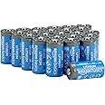 Amazon Basics 24-Pack Non-Rechargeable CR123A Lithium Batteries, 3 Volt, Up to 10-Year Shelf Life