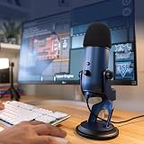 YOUSHARES Blue Yeti Pop Filter Foam Microphone Cover for Blue Yeti Pro Mic view 2