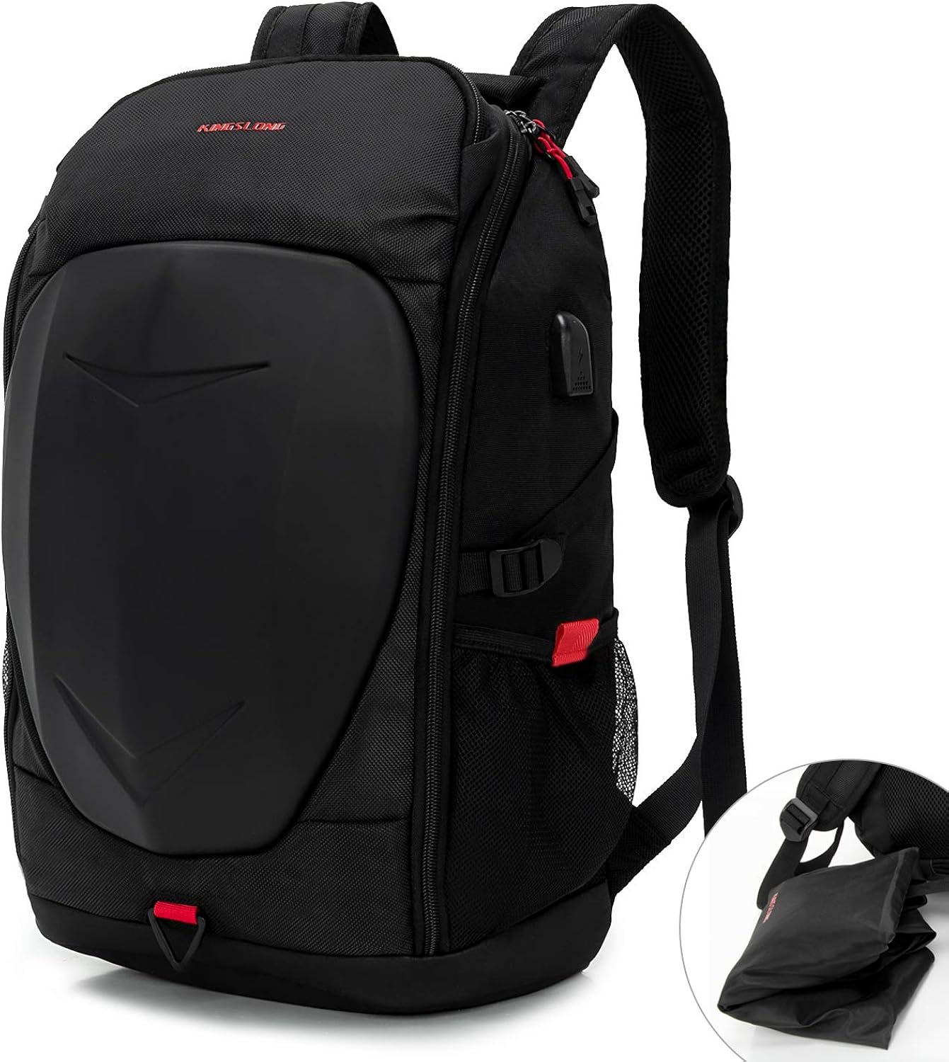 KINGSLONG 1517 Inch Mens Laptop Backpack with USB Port for Travel