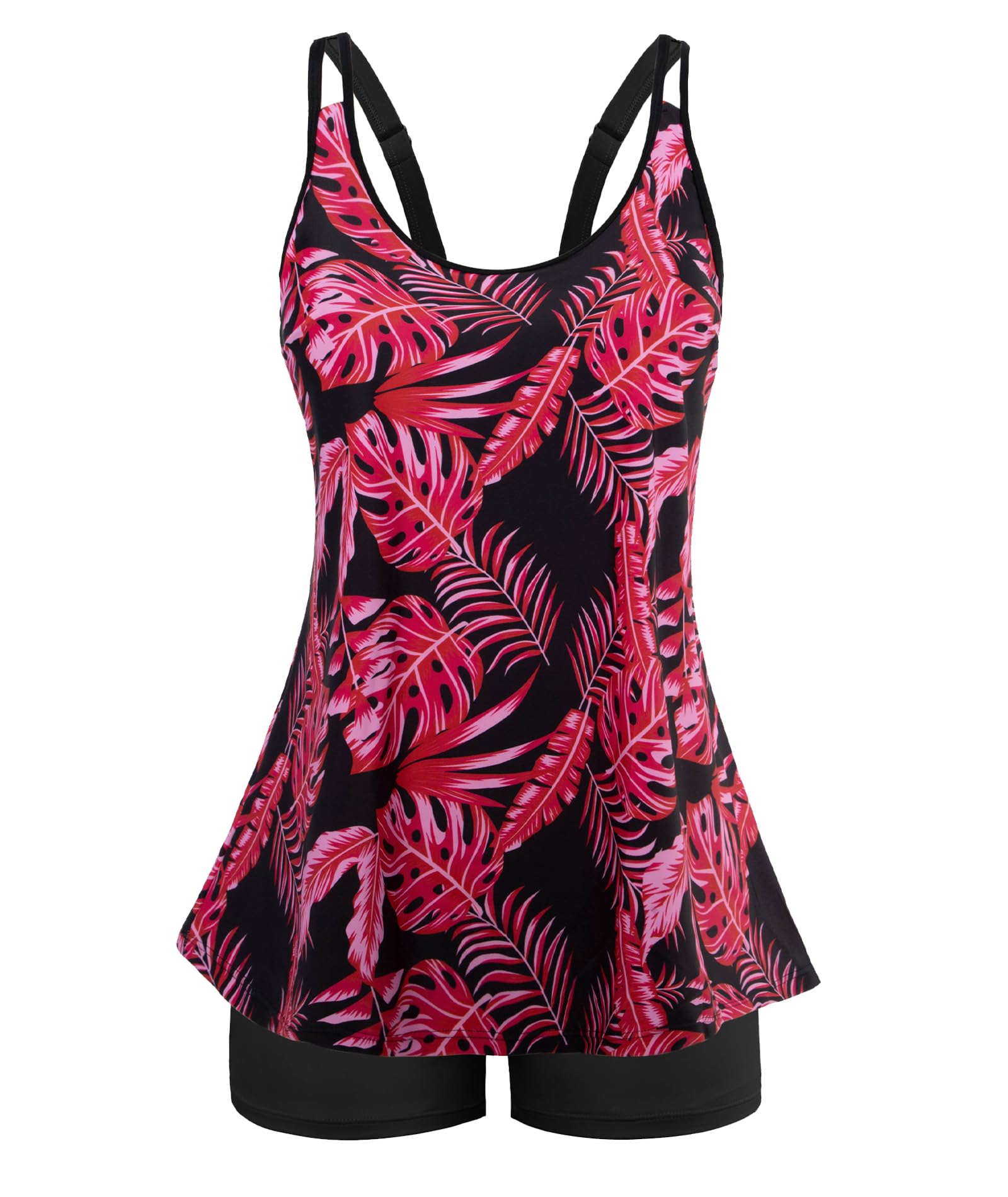 Plus Size Tankini Sun Protect Long Torso Tankini
