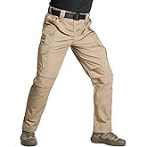 LGNTBE Men's Tactical Cargo Pants, Lightweight Water-Resistant, Ripstop Fabric for Hiking, Work, Outdoor Activities