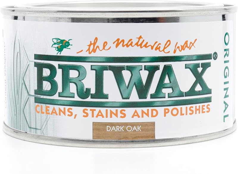 Briwax Original Dark Oak 200g Wax for Wood Finishing and Protection