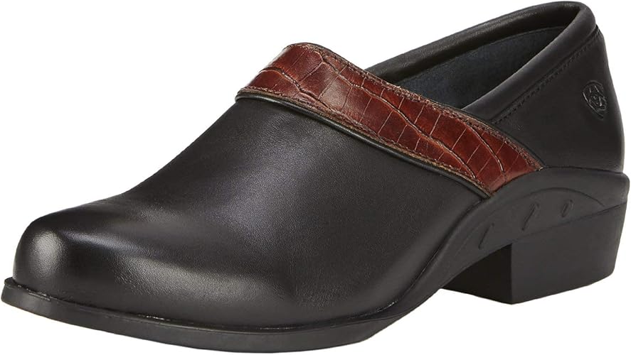 ariat clogs black