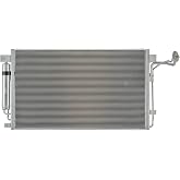 TRQ A/C Air Conditioning Condenser and Receiver Drier Assembly | For 2007-2013 Nissan Altima 2009-2014 Maxima
