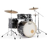 Pearl Export 5 Piece Drumset with Hardware, Graphite Silver Twist (Cymbals Sold Separately)