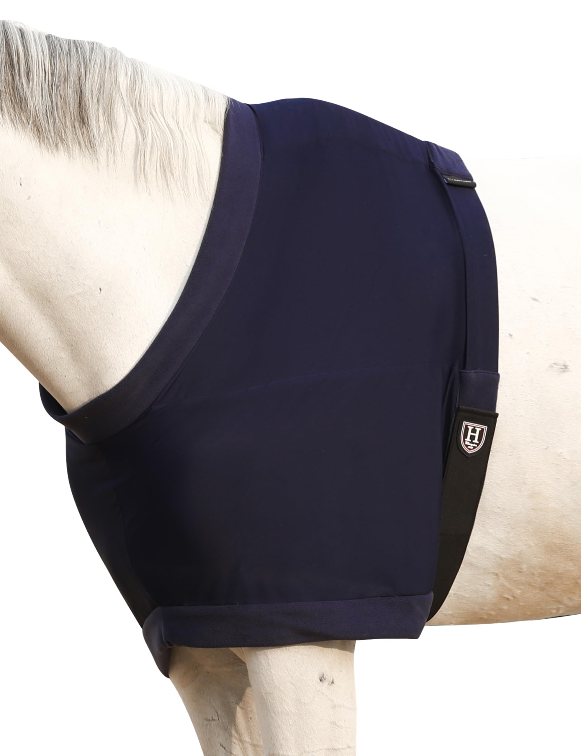 Harrison Howard Horse Thick Stretchy Shoulder Guard with Inner Soft Fleece Lining Adding Comfort Prevents Chafing Navy M