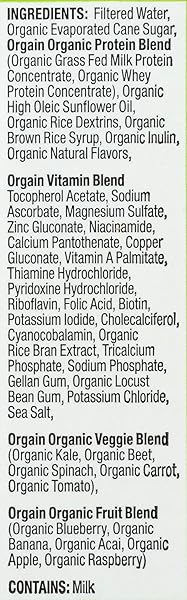 ORGAIN ORGANIC HEALTHY KIDS STRAWBERRY NUTRITIONAL SHAKE, 8.25 FLUID OUNCE – 12 PER CASE.