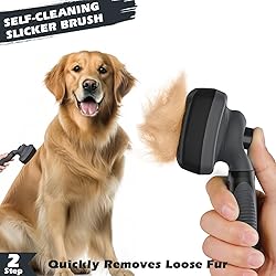 3PCS Self Cleaning Slicker Brush & Pet Grooming