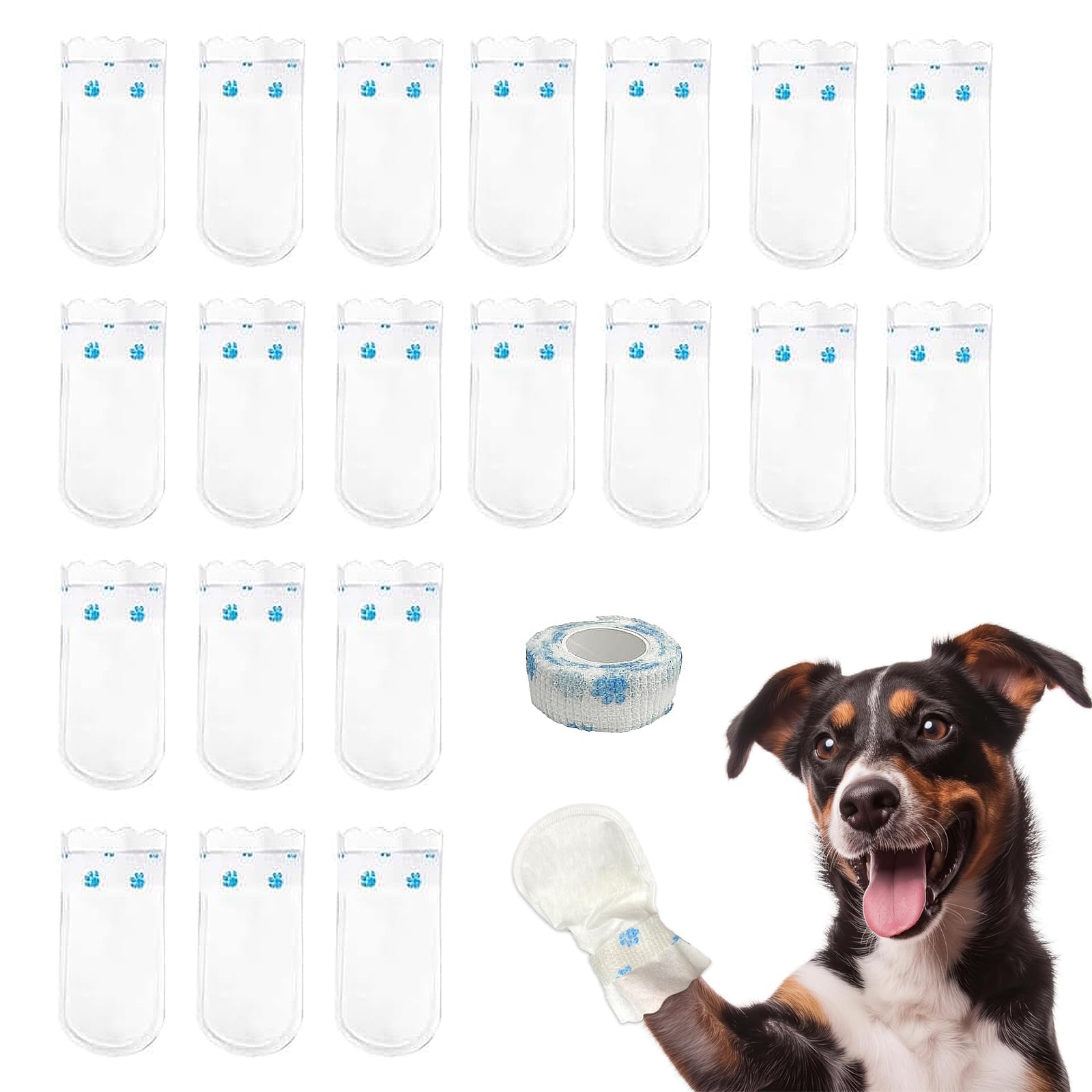 Dog Boots for Injured Paws - Waterproof Protectors & Socks to Stop Licking - Indoor & Outdoor Walking