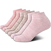 Nautica Womens Quarter Socks - 6 Pack Breathable Cushioned Athletic Performance Ankle Socks for Women (Sizes: 4-10)