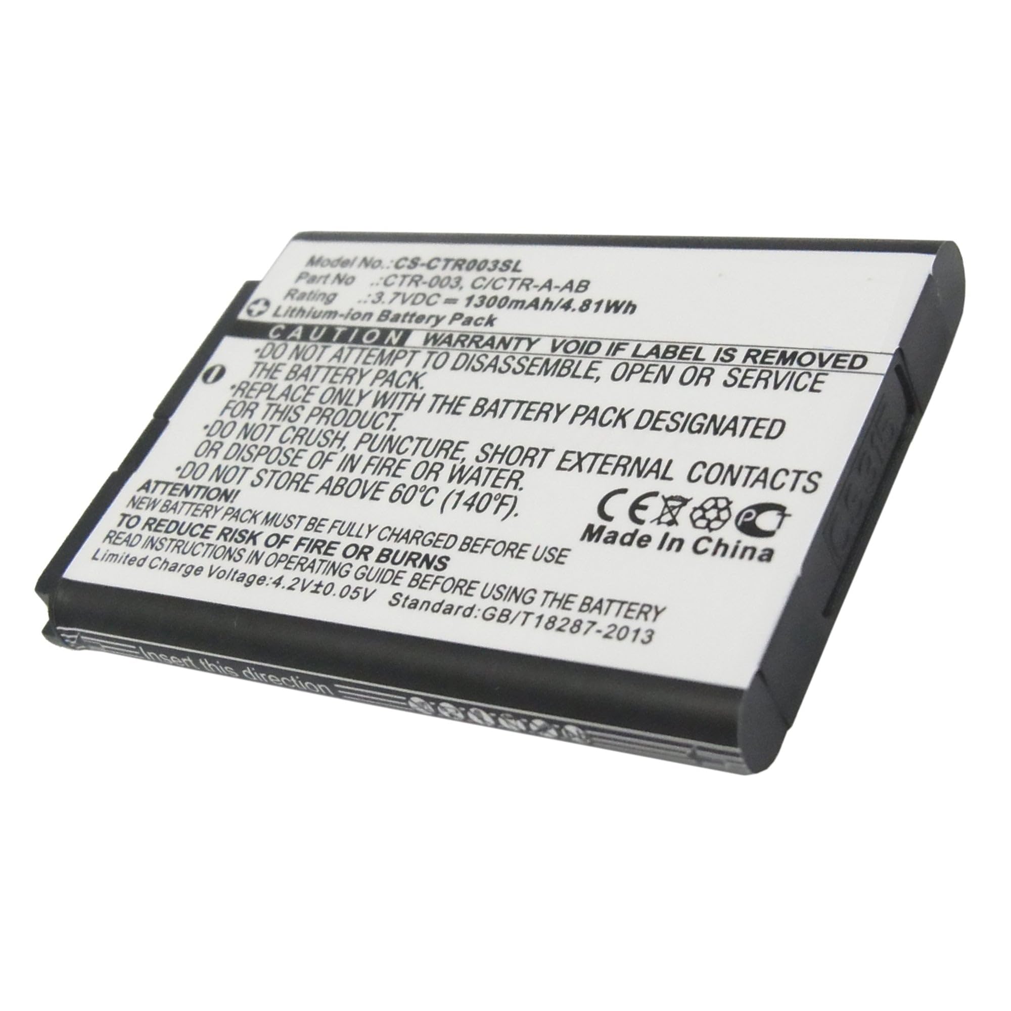 Battery For NINTENDO 2DS XL, 3DS, CTR-001, JAN-001, MIN-CTR-001,