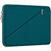 Laptop Sleeve 15.6 inch, Traveling Carrying Computer Bag with Zippered Pocket, Shockproof Protective Laptop Case Compatible for Apple Notebook, HP, Dell, Acer, Asus, Lenovo, Cyan