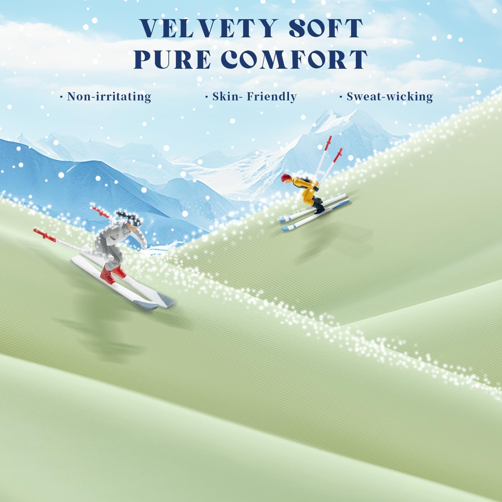 FineMay Cooling Comforter Queen Size, Double-Sided