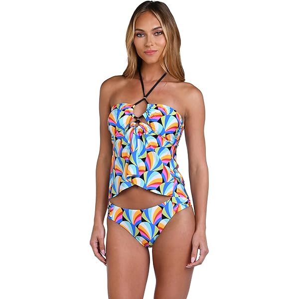 Women's Ronnie Swim Tankini Top With Built In Bra Trimshaper