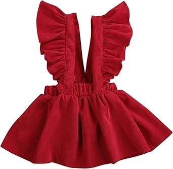 velvet overall skirt