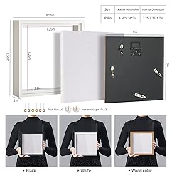 MUXIUNT 8×8 Shadow Box Picture Frame Display Cases