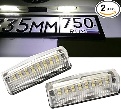 Amazon.com: nslumo placa de licencia Luces LED para Toyota ...