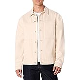 Amazon Essentials Men's Rigid Denim Relaxed-Fit Utility Jacket