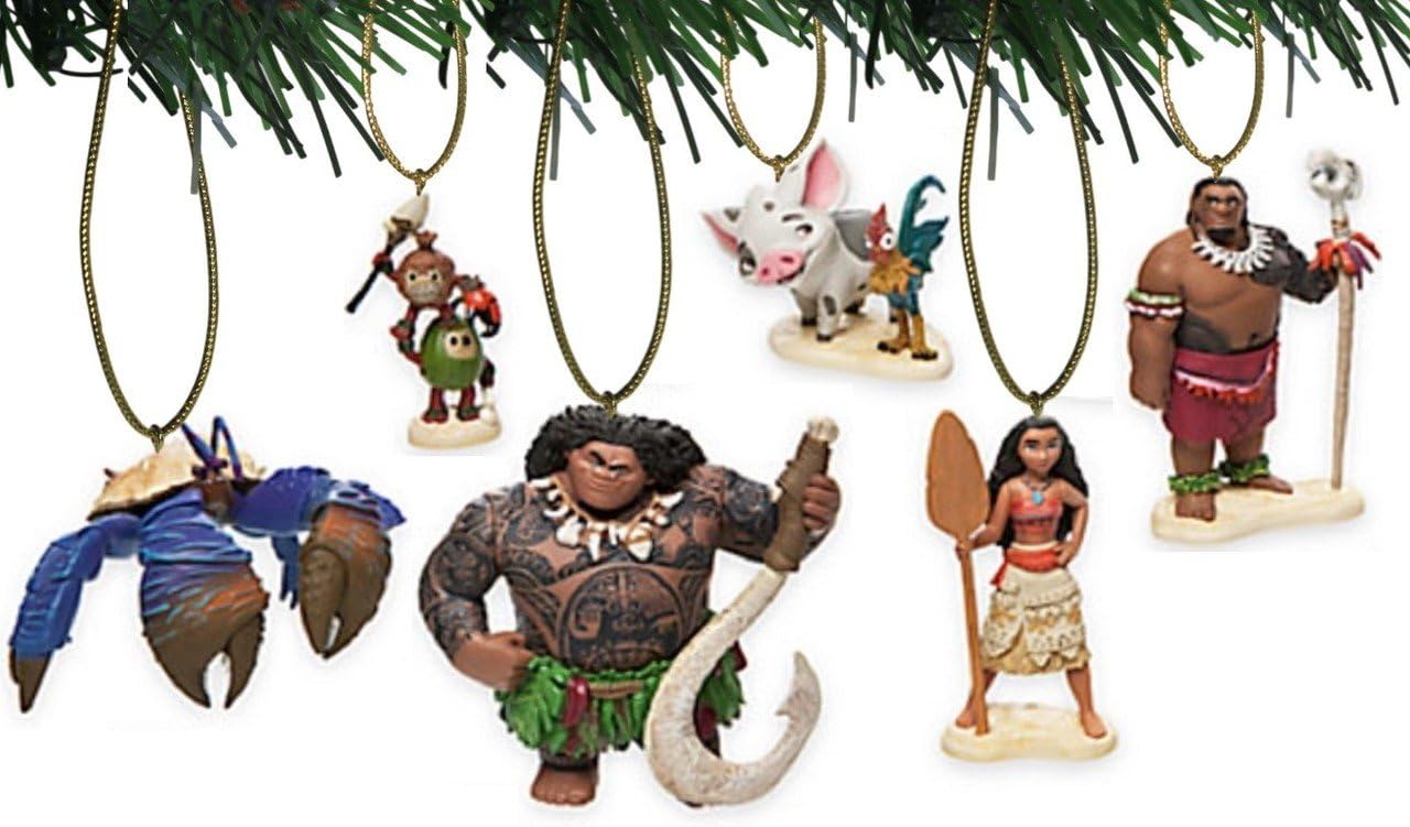 Disney Moana 6 pc Ornament Set