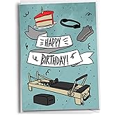 Sole Inspired Pilates Birthday Card, Pilates Reformer Card, Pilates Gift, Gym Pilates Yoga Fitness | Pilates Inspiration and Poses