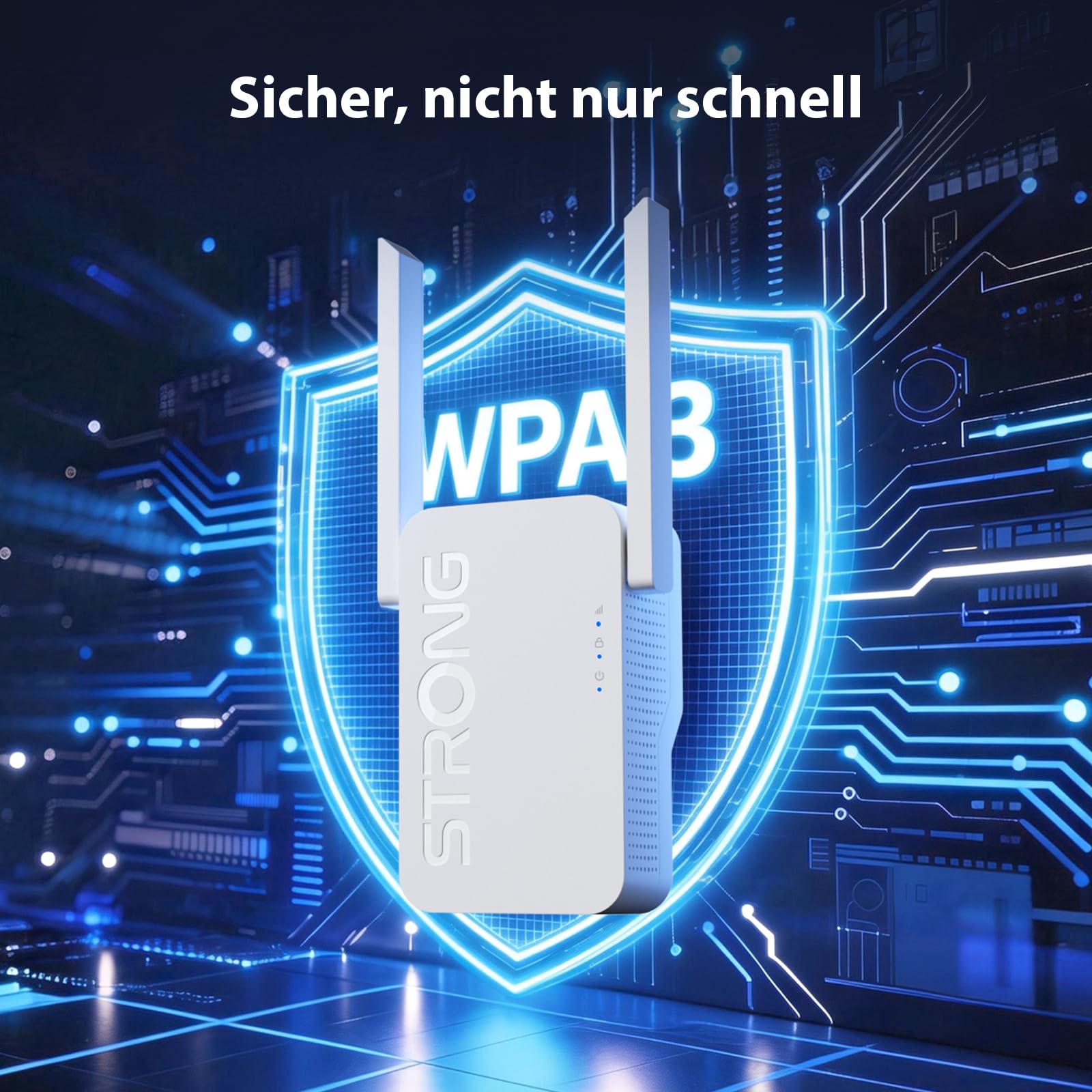 STRONG WLAN Verstärker BE3600 Mbit/s Wi-Fi 7, Dual Band Repeater 8