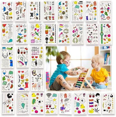 Amazon Co Jp Mingkids ユニコーン ガールズ タトゥー 100枚以上 ユニコーン タトゥー パーティー タトゥー テンポラリー タトゥーステッカー カラフル 面白い デザイン 10枚 10 おもちゃ