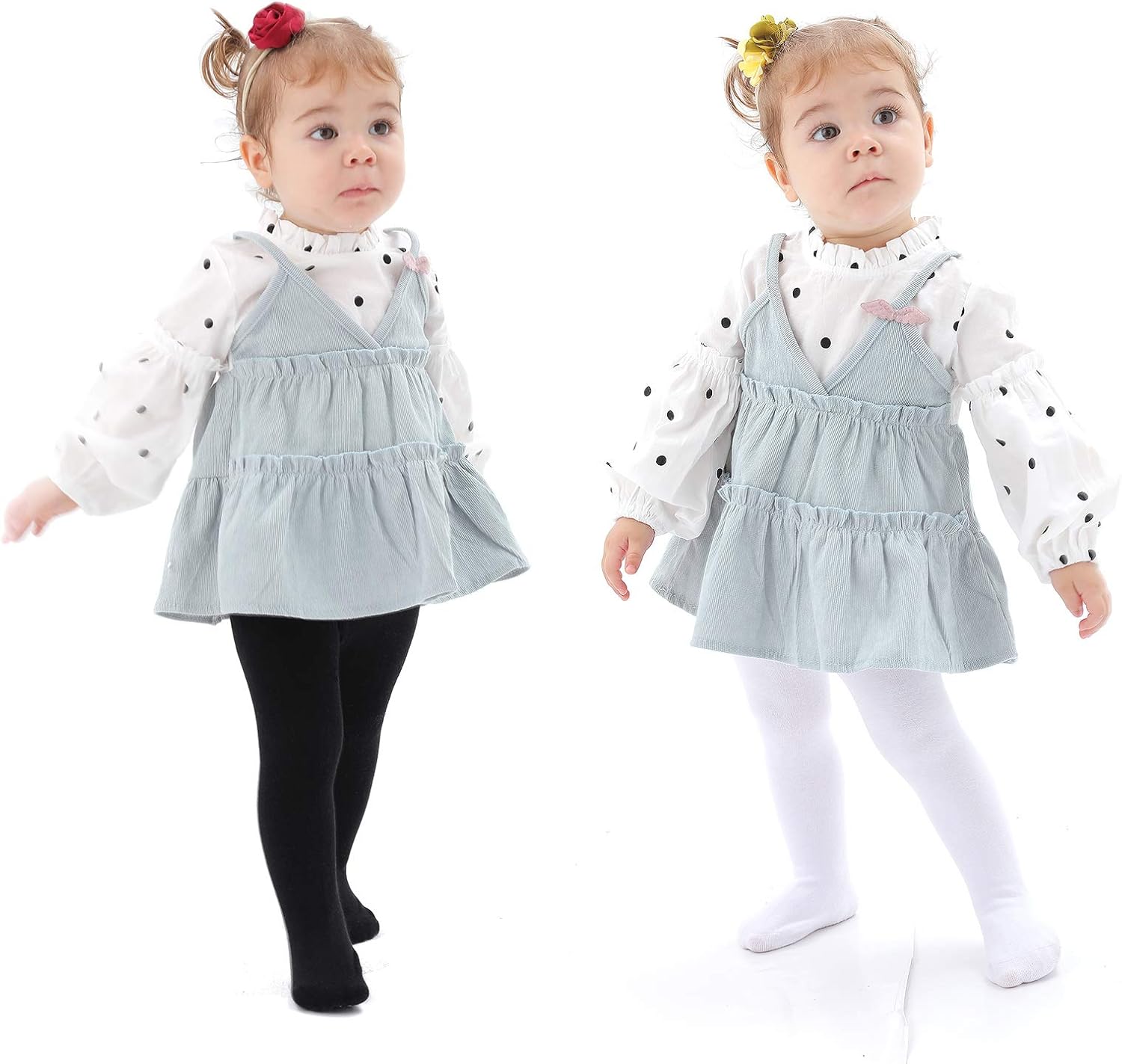 Epeius Baby Tights Baby Girls/Boys Non Slip/Skid Grip Leggings Seamless Cotton Stockings Newborn Infant Toddler 3-Pack: Clothing