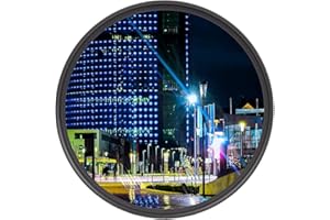 Walking Way 49MM Blue Streak Filter Variable Rotating Circular Anamorphic-Style Streak Effect Lens Filter for Photography and