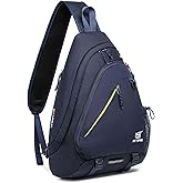 SKYSPER Sling Laptop Bag (Up to 13 Inch) - 18L Crossbody Sling Backpack Travel Shoulder Bag Hiking Daypack for Men Women(Navyblue)