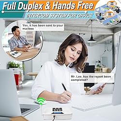 SANZUCO Intercoms Wireless for Home Upgraded, Hands