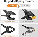 EMART 6 Pack Heavy Duty Muslin Spring Clamps 4.5 inch Photo Backdrop Clips view 3