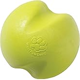 WEST PAW Zogoflex Jive Ball Dog Chew Toy &ndash; Bouncing Toys for Dogs, Fetch, Catch, Chewing, Play &ndash; Floatable, Recyclable Balls &ndash; Latex-Free, Non-Toxic, Dishwasher Safe Dog Toy, Large 3.25", Granny Smith