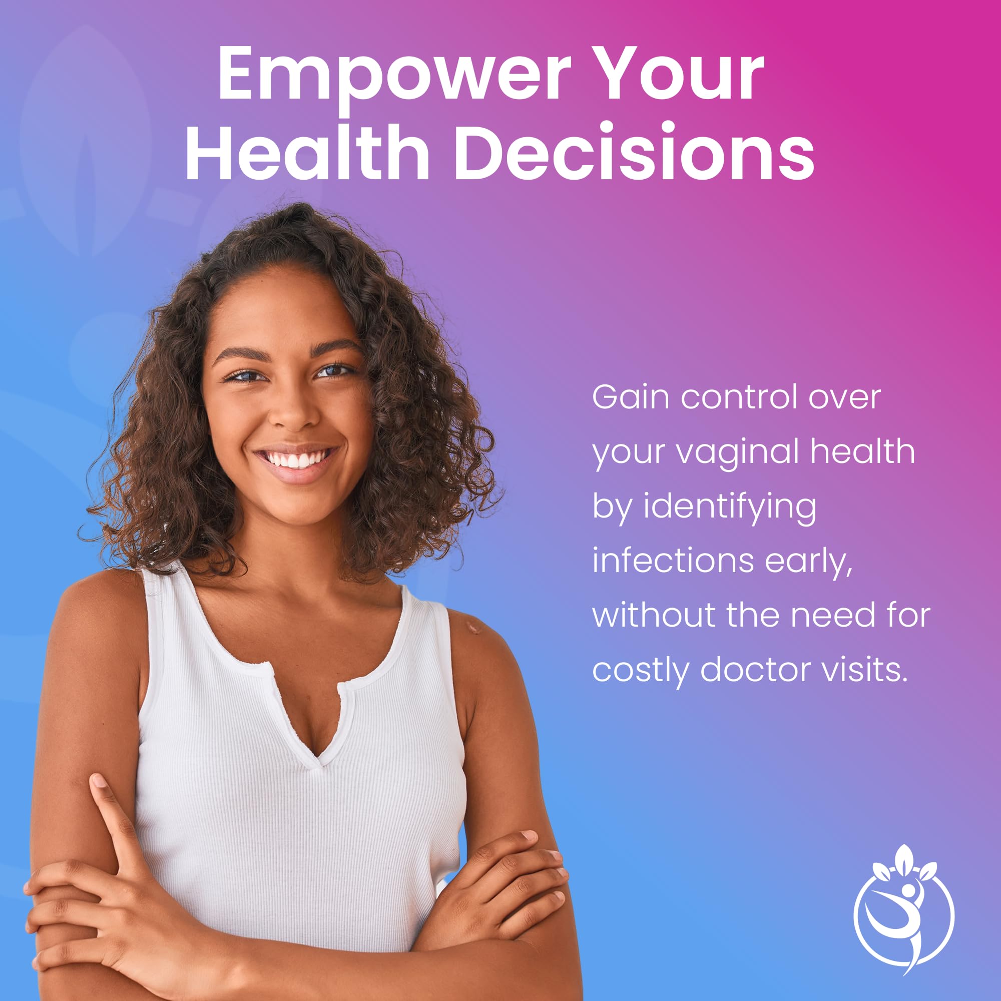 Pelvana Vaginal pH Test Strips for Women – 50 Strips, at-Home BV and Yeast Infection Test Kit, Vaginal pH Tester to Differentiate Between Conditions