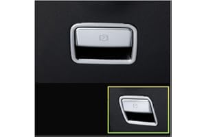 DaJiKan Parking Hand Brake Sticker Accessories for Mercedes Benz ML350 2012 320 GL450 Amg Gle W166 GLS63 350d A W176 B W246 GLA X156 DaJiKan (Color Name : Silver Switch Circle)