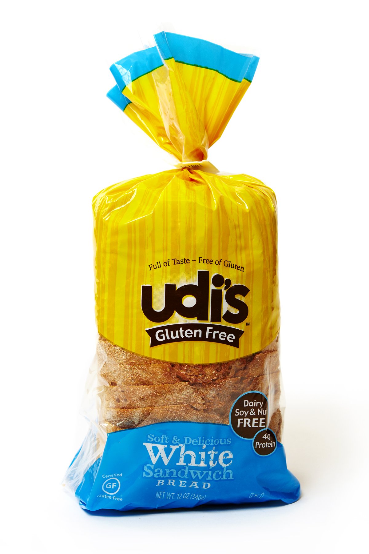 Udi's Gluten Free Cinnamon Raisin Bread 12oz (Pack of 3