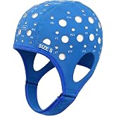 64-Hole Meditation EEG Tracking Cap for Relaxation Training, High Elasticity, Comfortable Fit Black
