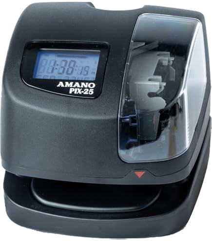 Amazon.com: AMANO PIX-200 ATOMIC - TIME CLOCK/DATE STAMP by AMANO